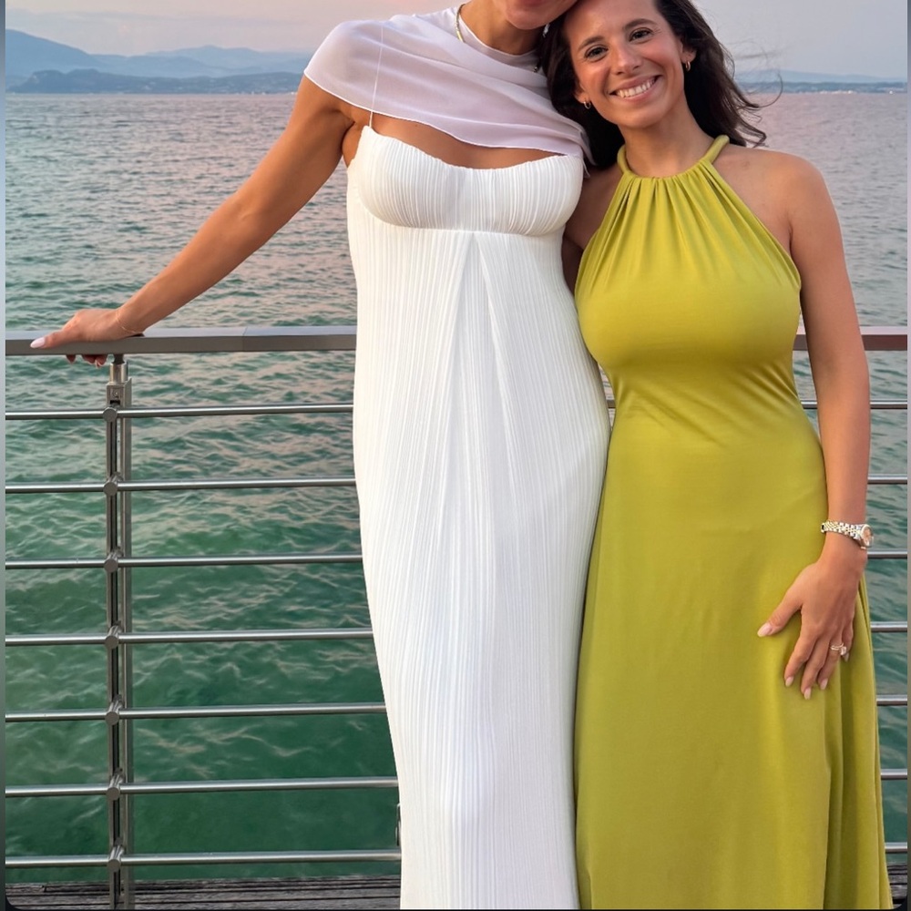 MAYGEL CORONEL Atlaura Maxi Dress Lime Green